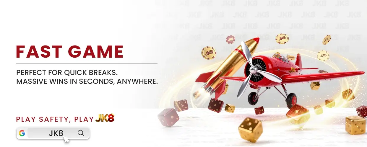 JK8 promotional banner 1 - Online casino Malaysia