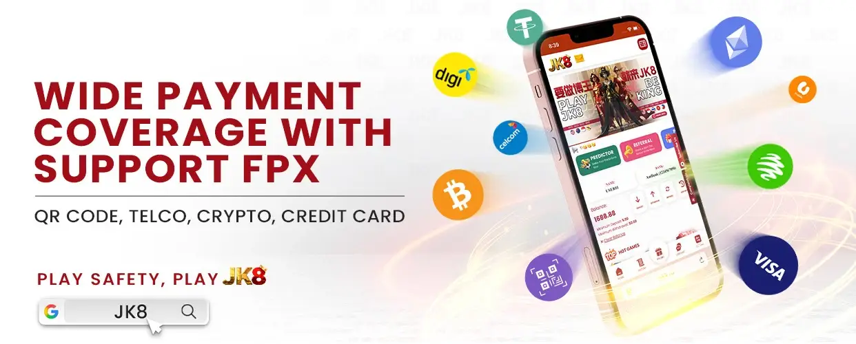 JK8 promotional banner 14 - Online casino Malaysia